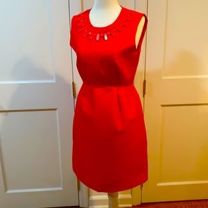 Kate Spade Cocktail Dress with Beaded Neck Detail